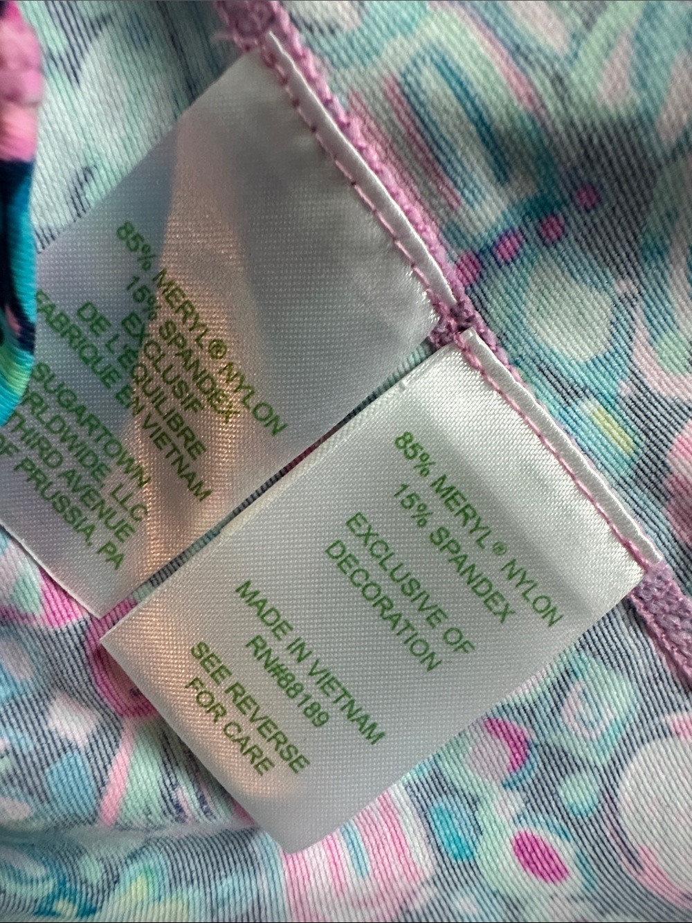 Lilly Pulitzer 1/4 zip long sleeve - Picture 7 of 8